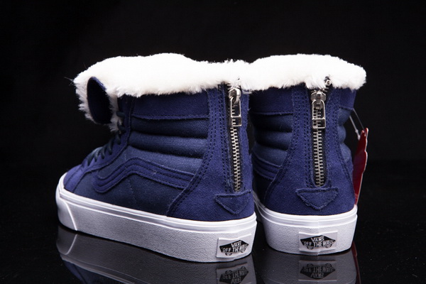 Vans High Top Shoes Lined with fur--005